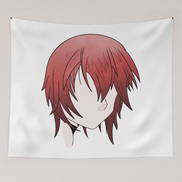 Item preview, Manga woman's drawing red designed and sold by Jess-Xs.
