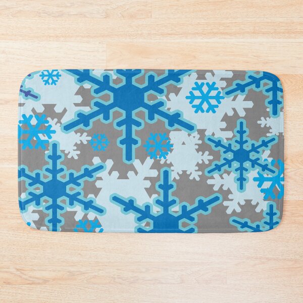 Item preview, Holiday Snowflakes Blue Print designed and sold by Lupijr.