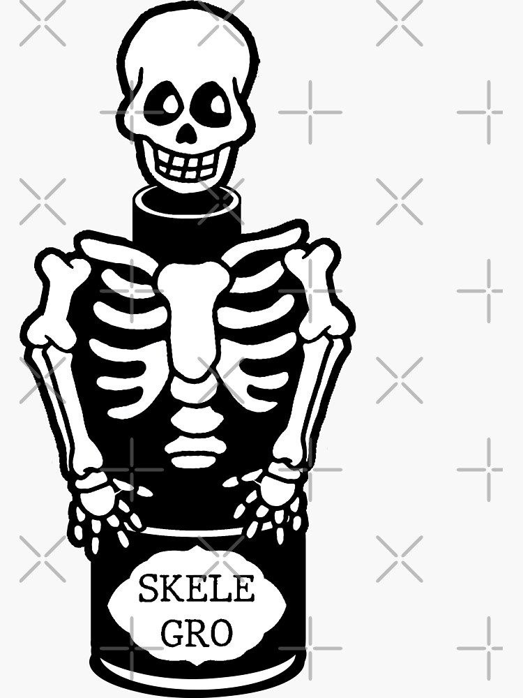 Pegatina Símbolo De Silueta De Botella De Poción De Skele Gro De Darcy777 Redbubble 