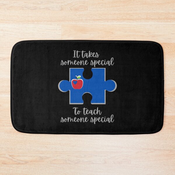 Item preview, It takes someone special To teach someone special - Autism Awareness Puzzle Piece - by Boo-da-chay designed and sold by Boo-da-chay.