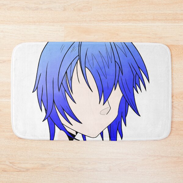 Item preview, Manga woman's drawing blue designed and sold by Jess-Xs.