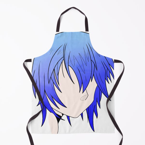 Item preview, Manga woman's drawing blue designed and sold by Jess-Xs.