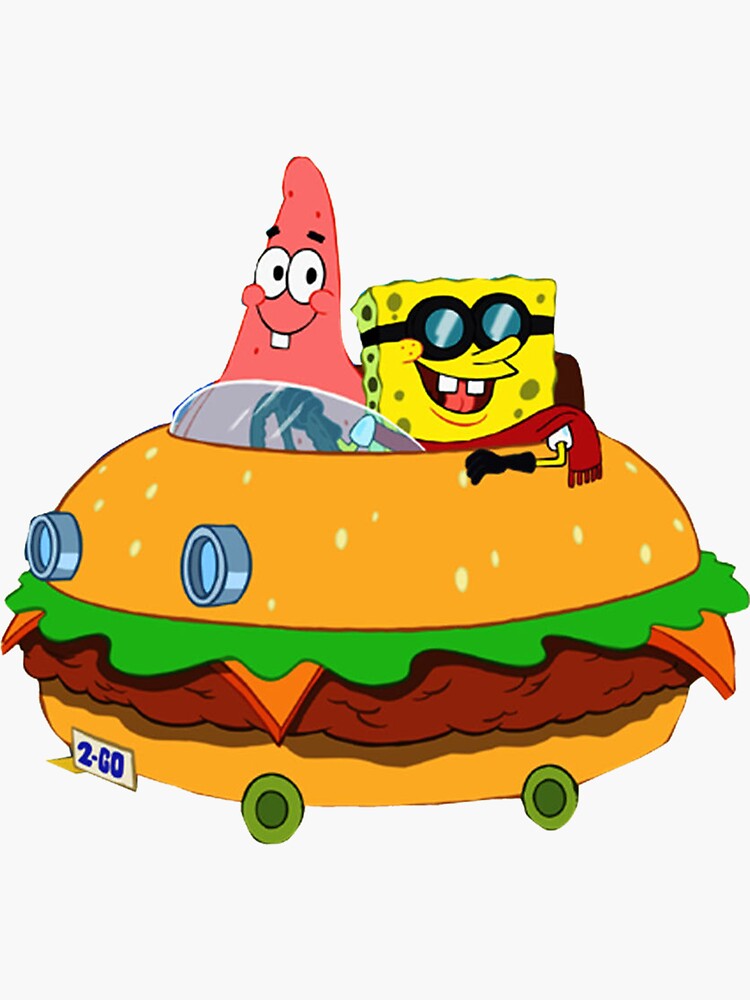 "SpongeBob SquarePants Patty Wagon Mustard or Ketchup Funny Designs