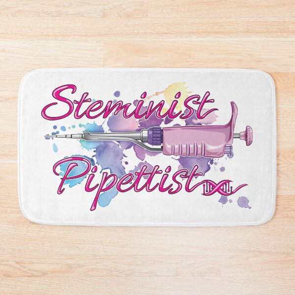 Item preview, Steminist Pipettist - Pipette Micropipette PCR CRISPR STEM Design designed and sold by Zit-Zat-Zot.