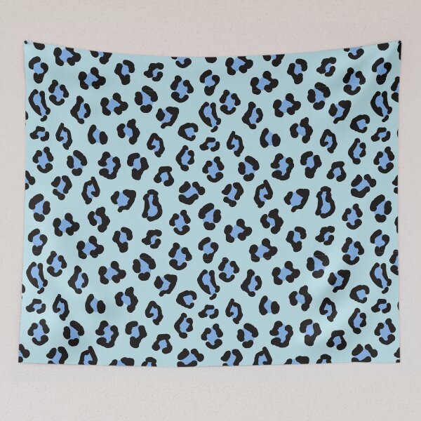 Item preview, cheetah cheetah icy blue designed and sold by quinnhopp.