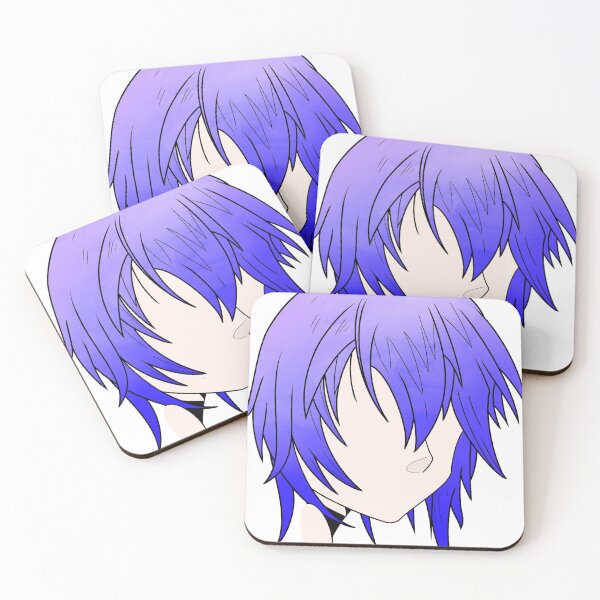 Item preview, Manga woman's drawing purple designed and sold by Jess-Xs.