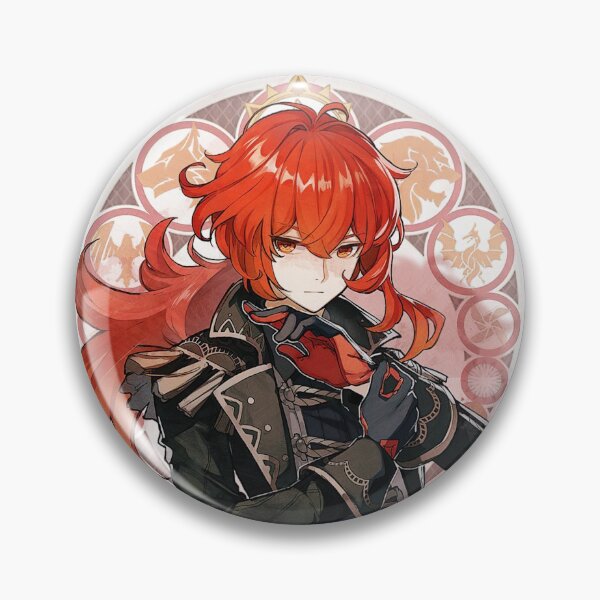 Item preview, Diluc Genshin Impact designed and sold by Saikishop.