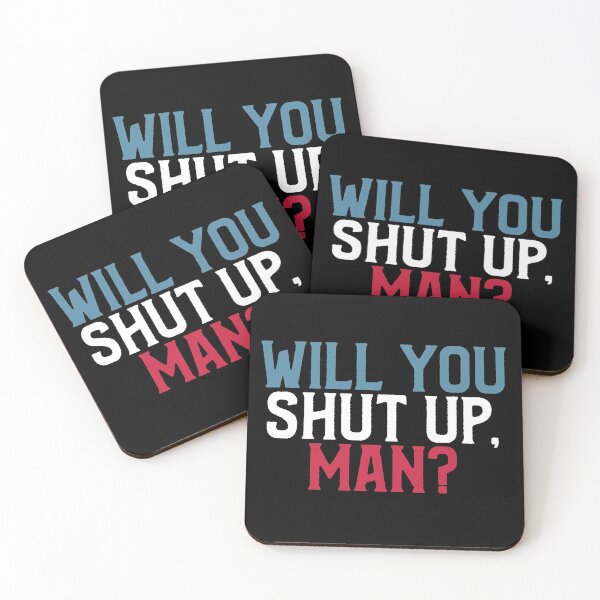 Item preview, Will You Shut Up Man? Trump Biden Debate Quote designed and sold by DesignTribe.