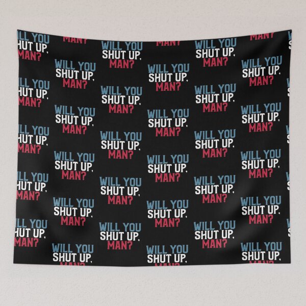 Item preview, Will You Shut Up Man? Trump Biden Debate Quote designed and sold by DesignTribe.