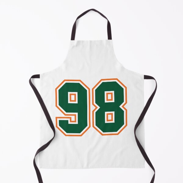 Item preview, Green And Orange Jersey 98 Number. Number ninety-eight Straight From Miami designed and sold by Urosek.