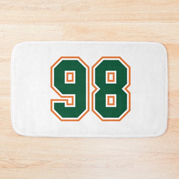 Item preview, Green And Orange Jersey 98 Number. Number ninety-eight Straight From Miami designed and sold by Urosek.