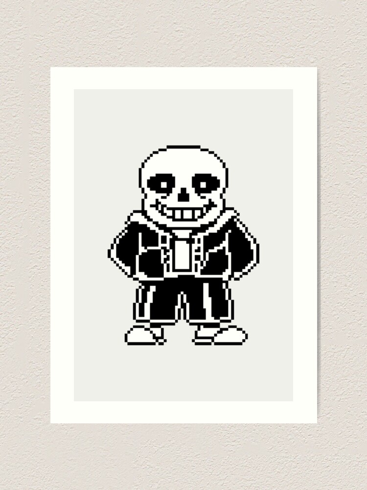 Undertale Sans Fight Art Print by javichakalote