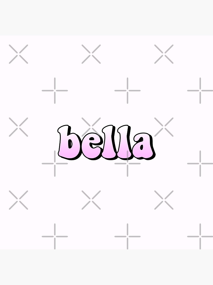 "aesthetic pastel pink gradient bella name" Poster for Sale by STAR10008 Redbubble
