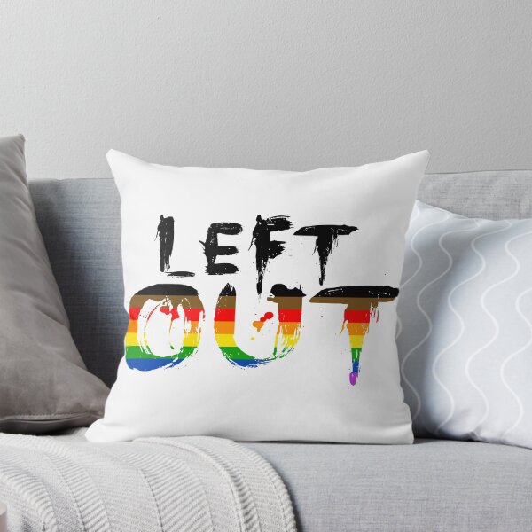 Item preview, Left Out - Transparent Paint - No Outline (Philly Pride/POC-Inclusive LGBTQ+ Flag) designed and sold by DanJaguar.