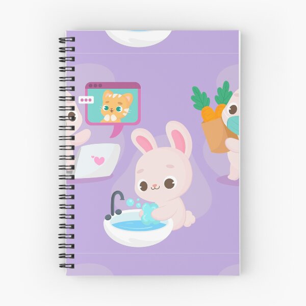 Item preview, Cute Animals Pattern in Covid19 designed and sold by RheanaDesigns.