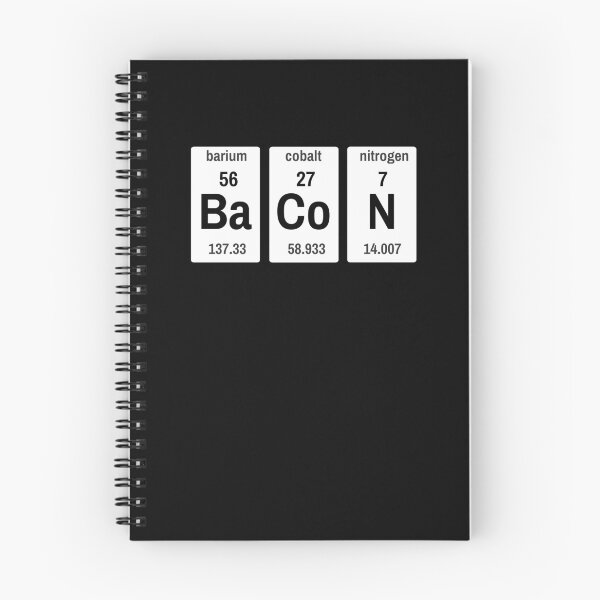 Item preview, BACON - Geeky Periodic Table designed and sold by ProtonProject.