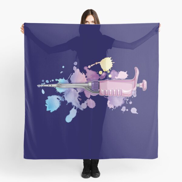 Item preview, Pipette Micropipette PCR CRISPR DNA watercolour splash design designed and sold by Zit-Zat-Zot.