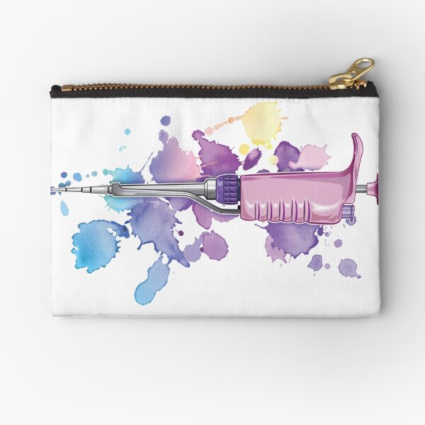 Item preview, Pipette Micropipette PCR CRISPR DNA watercolour splash design designed and sold by Zit-Zat-Zot.