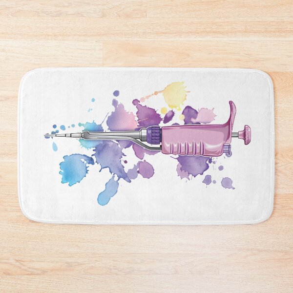 Item preview, Pipette Micropipette PCR CRISPR DNA watercolour splash design designed and sold by Zit-Zat-Zot.