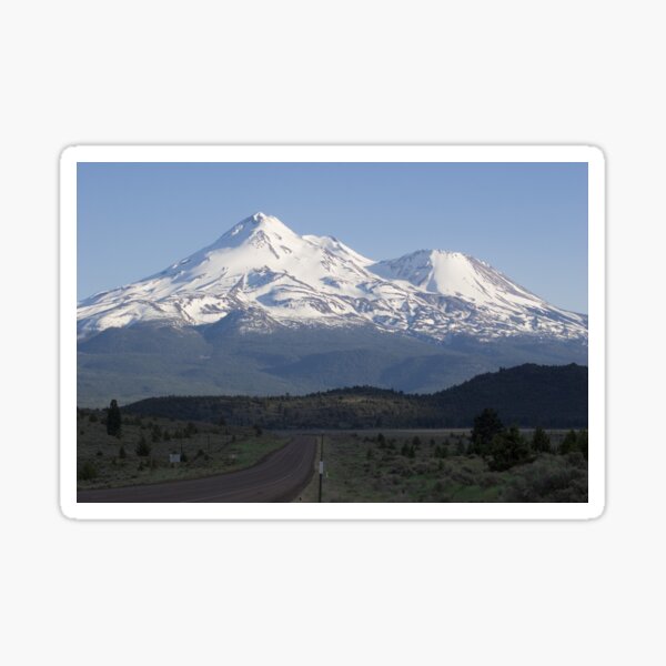 Mt. Shasta from Highway 97 Sticker