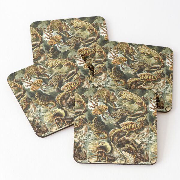 Item preview, LACERTILIA ,LIZARDS,Chameleon,Flying Dragon,Flying Gecko ,Basilisk,Thorny Devil By Haeckel designed and sold by BulganLumini.