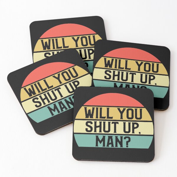 Item preview, Will You Shut Up Man? Trump Biden Debate Quote designed and sold by DesignTribe.
