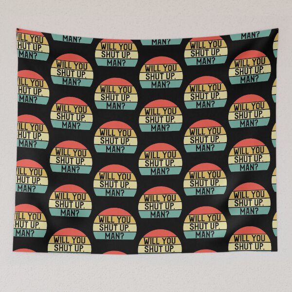 Item preview, Will You Shut Up Man? Trump Biden Debate Quote designed and sold by DesignTribe.