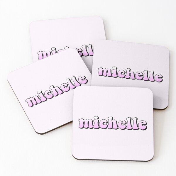 Item preview, aesthetic pastel pink gradient michelle name designed and sold by STAR10008.