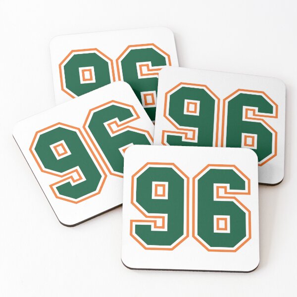 Item preview, Green And Orange Jersey 96 Number. Number ninety-six Straight From Miami designed and sold by Urosek.
