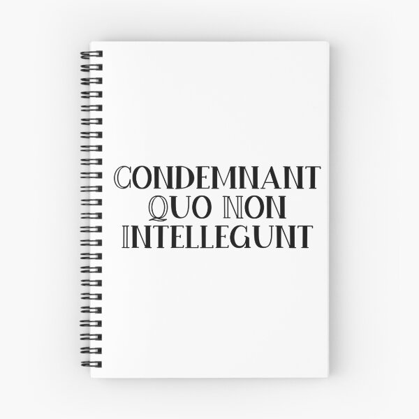 Item preview, Condemnant Quo Non Intellegunt designed and sold by StillInBeta.