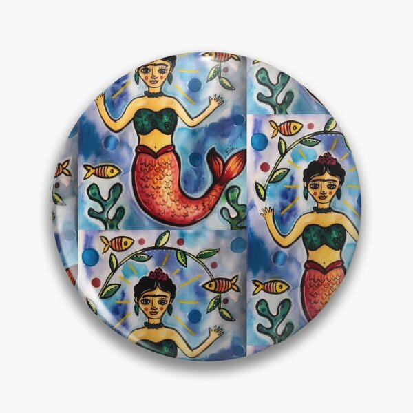 Item preview, Frida mermaid designed and sold by Evuarts.