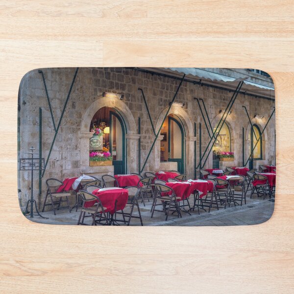 Item preview, Empty café in the streets of Dubrovnik old Town, Croatia. The King's Landing designed and sold by Marinuzzi.