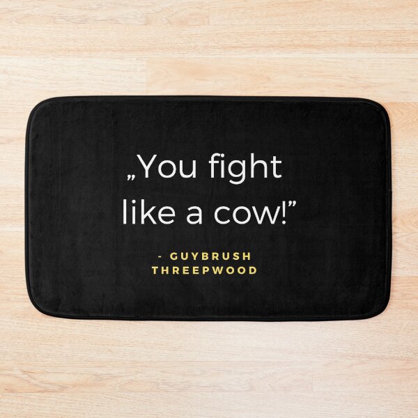 Item preview, You fight like a cow! - Guybrush Threepwood Quote designed and sold by ubaDesigns.