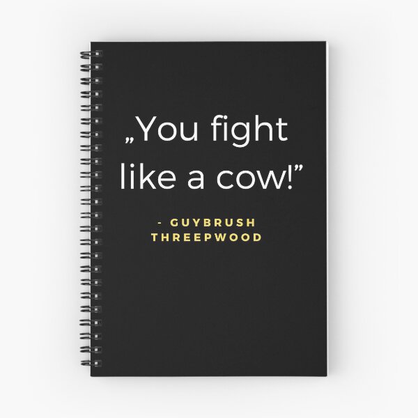 Item preview, You fight like a cow! - Guybrush Threepwood Quote designed and sold by ubaDesigns.
