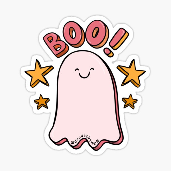 Item preview, Cute Boo designed and sold by doodlebymeg.