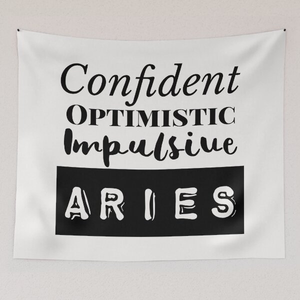 Item preview, Aries Zodiac Sign Characteristics  designed and sold by AMSonArt.