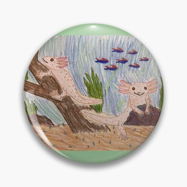 Item preview, Great Axolotls Drawing designed and sold by Taranodongirl7.