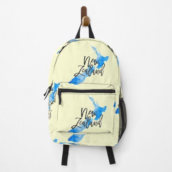 Item preview, New Zealand Watercolor Blue Travel Australia designed and sold by sharedipmemes.