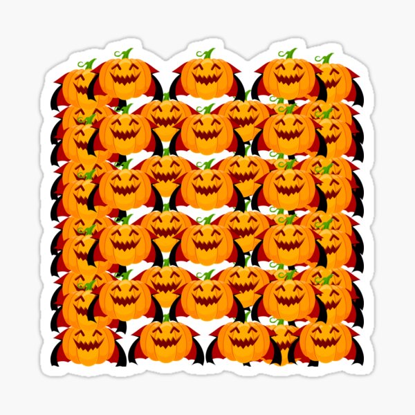 A Pumpkin Halloween Sticker