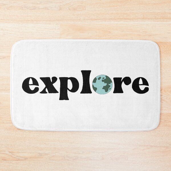 Item preview, Explore the Globe cute typography designed and sold by lilvisionaries.