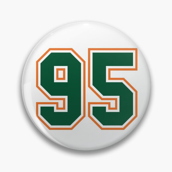 Item preview, Green And Orange Jersey 95 Number. Number ninety-five Straight From Miami designed and sold by Urosek.