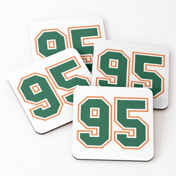 Item preview, Green And Orange Jersey 95 Number. Number ninety-five Straight From Miami designed and sold by Urosek.