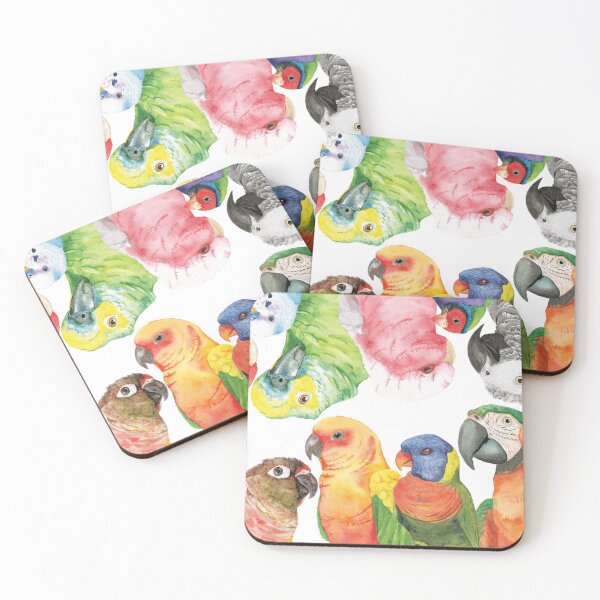 Item preview, All my parrot watercolor designed and sold by L'Atelier Oranjade.