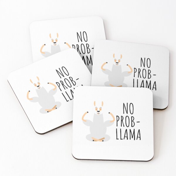 Item preview, No Problem Llama designed and sold by KarolinaPaz.