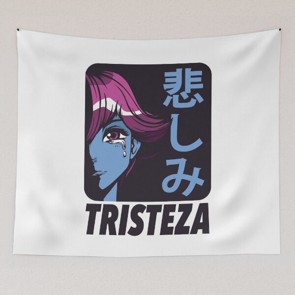 Item preview, Niña Triste Sad Girl Anime designed and sold by quintymoda.