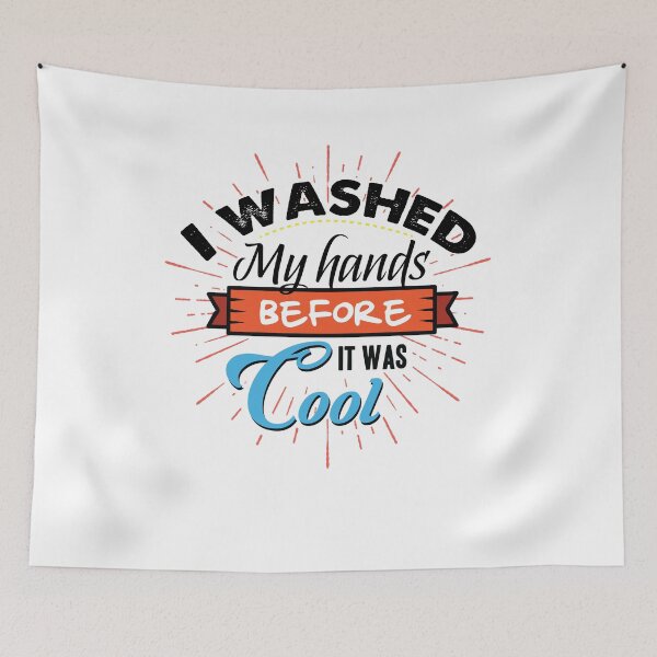Item preview, I Washed My Hands Distancing Mask Quarantine designed and sold by Two Left Hands Design.