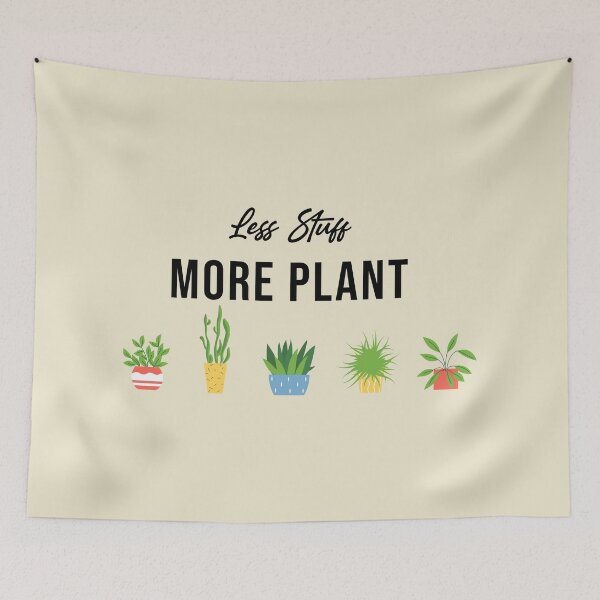 Item preview, Less Stuff More Plant, Various home plants flat designed and sold by Little. Roses.