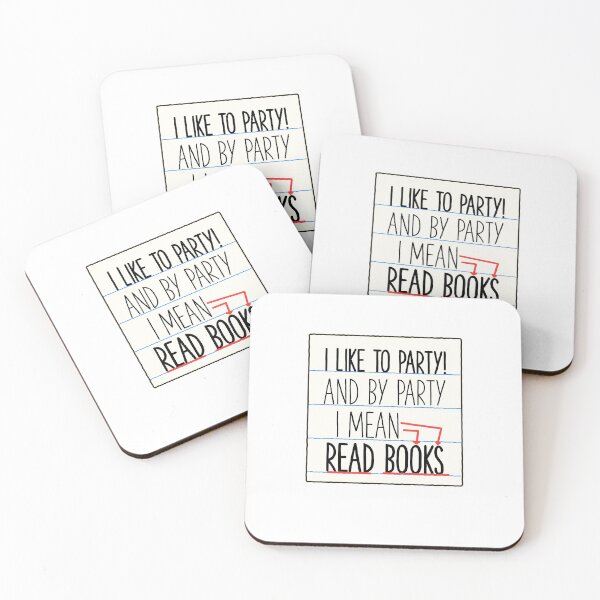 Item preview, I Like To Party Reading Books Writer School College designed and sold by sharedipmemes.