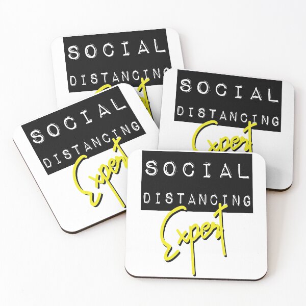Item preview, Social Distancing Expert Mask Quarantine Isolation designed and sold by Two Left Hands Design.