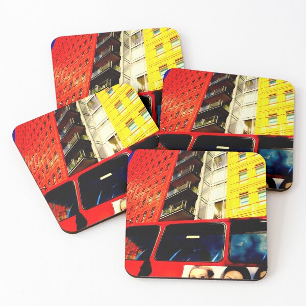Item preview, Colourful buildings, top deck of bus, ads looking at you, London.  designed and sold by lightworks.